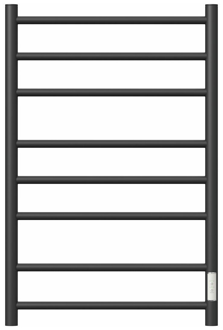 Point Полотенцесушитель электрический PN10848B П8 80х40 диммер справа, черный Point