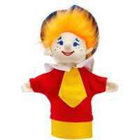 Кукла-рукавичка Незнайка, мягкая игрушка для кукольного театра, кукла-перчатка