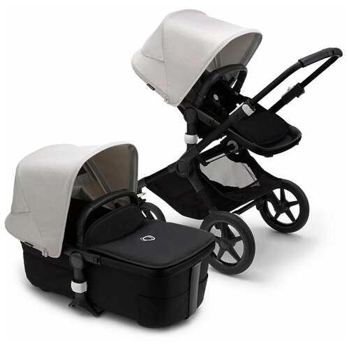 Детская коляска 2 в 1 Bugaboo Fox3 Black/Midnight Black/Misty White