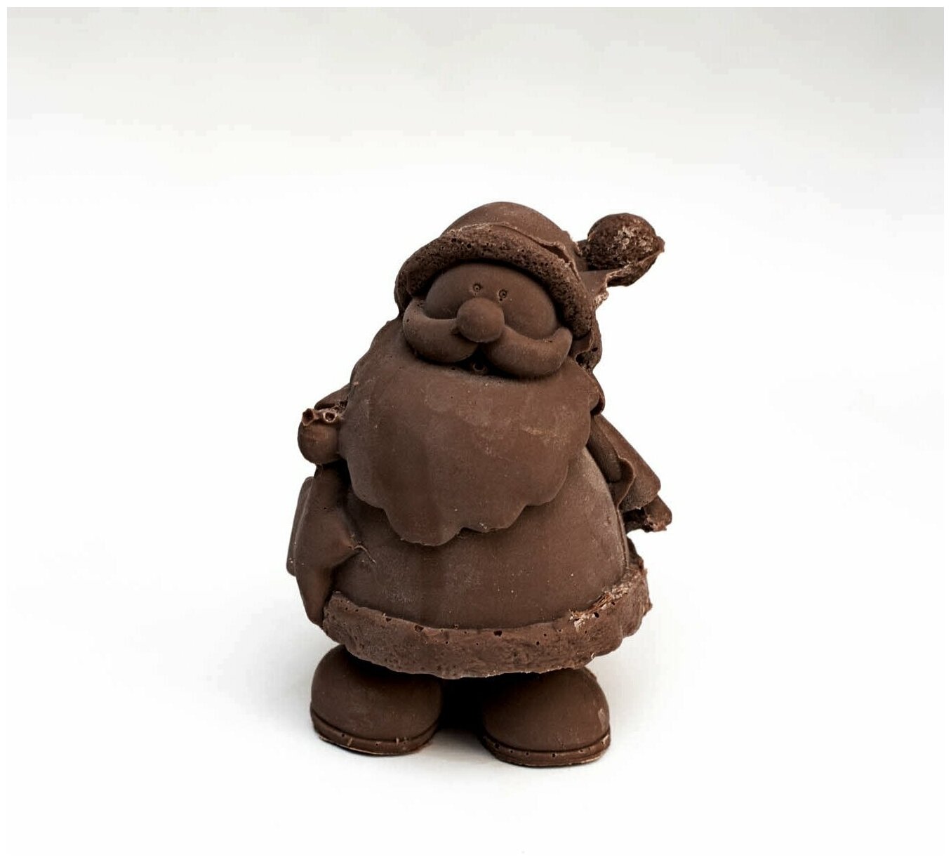 Подарочная шоколадная фигура Frade/Фраде - Санта Клаус (вес-196г) (темный)