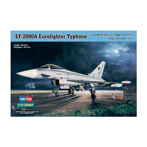 HobbyBoss EF-2000A Eurofighter Typhoon (80264) 1:72 1457 italeri истребитель eurofighter ef 2000 typhoon r a f service 1 72