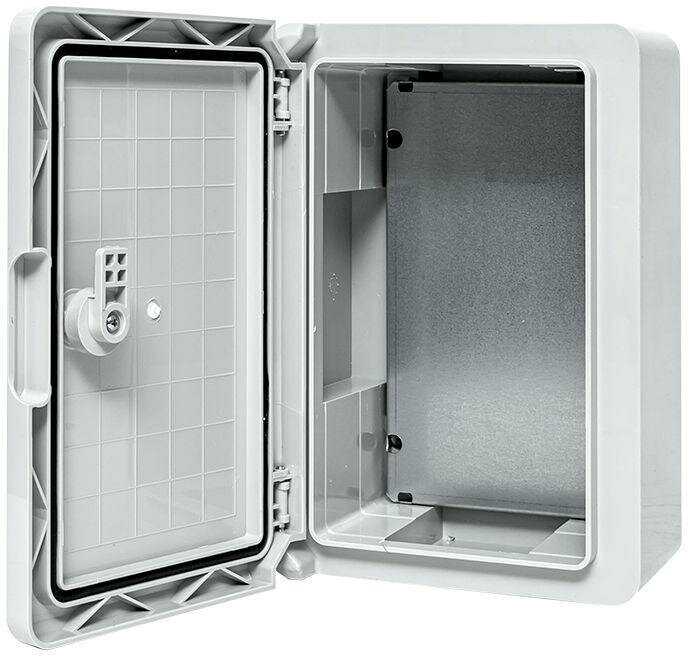 Бокс пластиковый с монтажной платой 300х200х130 IP65 PROxima | код.PB65MP001 | EKF (9шт.в упак.)
