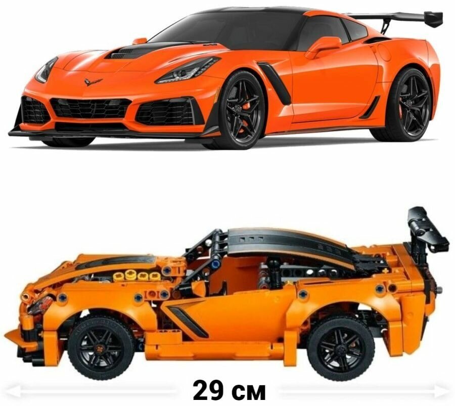 Lego Technic 42093 Chevrolet Corvette ZR1 Конструктор - фото №15