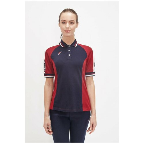 фото Рубашка поло женская (синий/бордовый) forward w13220g-nc201 xs