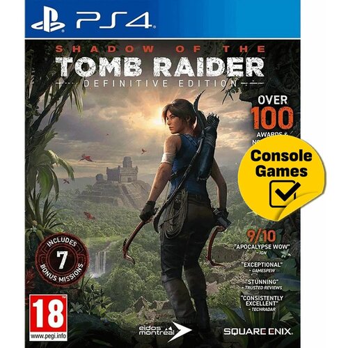 PS4 Shadow of the Tomb Raider Definitive Edition (русская версия, диск) набор shadow of the tomb raider [ps4 русская версия] оружие игровое нож кунай 2 холодное пламя деревянный