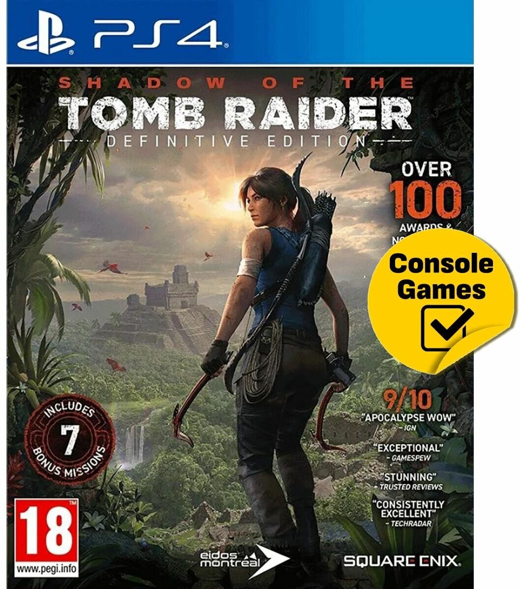 PS4 Shadow of the Tomb Raider Definitive Edition (русская версия диск)