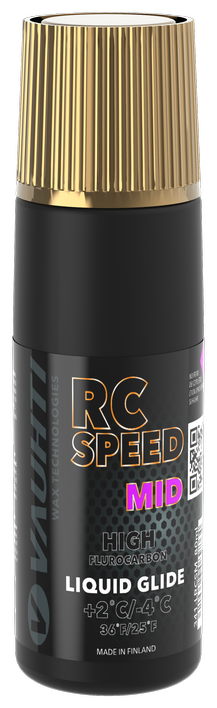 Парафин сверхфтористый, жидкий VAUHTI RC Speed Mid (+2°С -4°С) 80 ml.