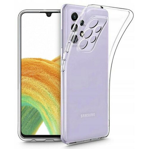 Накладка силиконовая Clear Case для Samsung Galaxy A33 5G A336 прозрачная чехол накладка krutoff clear case белый шпиц для samsung galaxy a33 a336