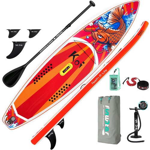 sup board сапборд надувная доска koi 11 6 350 84 15 полный комплект Надувная сап доска / sup board / сапборд FunWater Koi 350см полный комплект