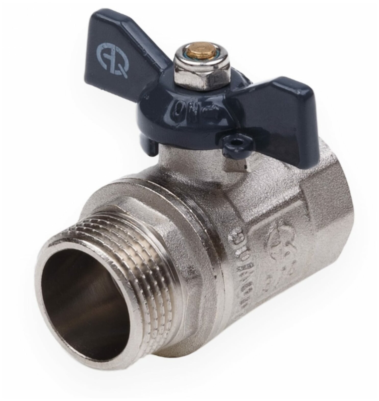 фото Кран шаровой AQUALINK 1/2 г*ш, бабочка