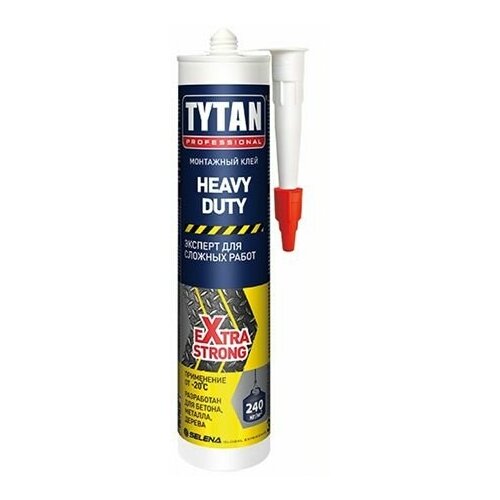 Клей монтажный TYTAN Professional Heavy Duty (жидкие гвозди) бежевый 310 мл клей монтажный tytan heavy duty 310 мл