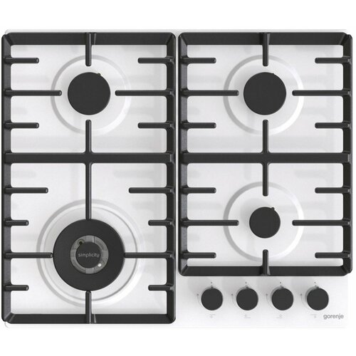 Поверхность газовая GORENJE GW642SYW белый чугун гк 3449000₽