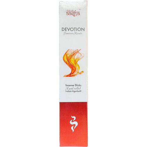 Благовония Aasha Devotion Premium Masala Ааша Преданность Премиум Масала 13 гр. (10 ароматических палочек)