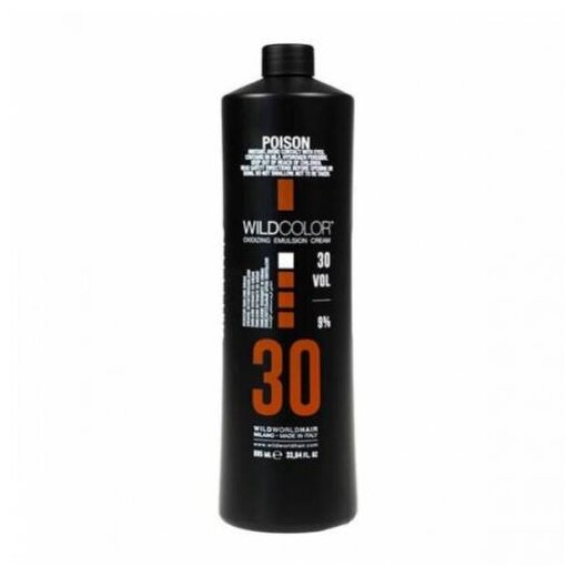 Wild Color Oxidizing Emulsion Cream 9% OXI (30 Vol) - Вайлд Колор Окисляющая крем-эмульсия 9%, 995 мл -