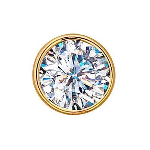 фото Sokolov подвеска с 1 фианитом из красного серебра 93030280