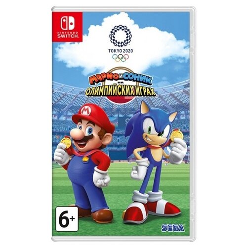 игра sonic Игра Марио и Соник на Олимпийских играх 2020 в Токио Standard Edition для Nintendo Switch, картридж