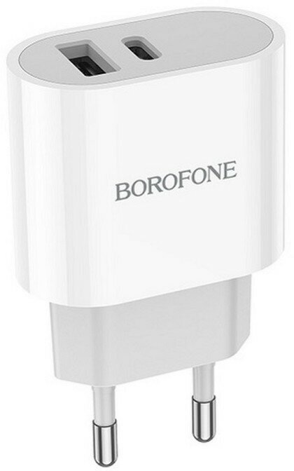 СЗУ 1USB-C 2.4A Borofone BA62A White