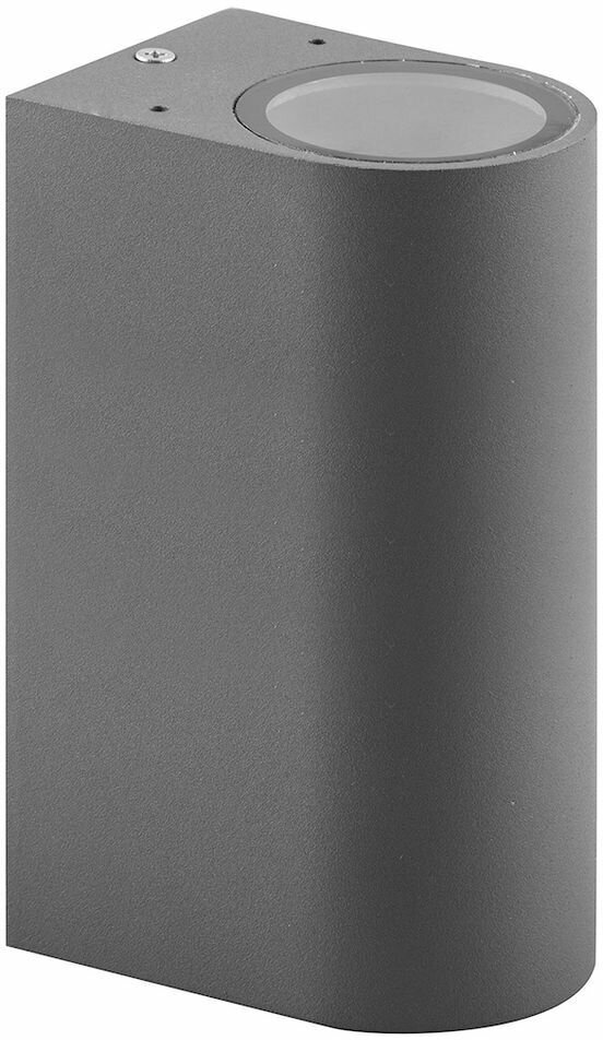 Светильник садово-парковый Feron DH015, на стену, 2*GU10 230V, серый