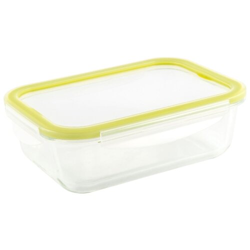 Контейнер герметичный из стекла 550мл «Cristallo» оливковая роща