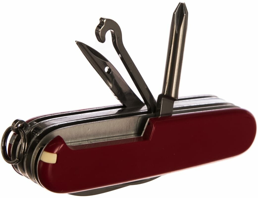 Нож перочинный Victorinox Deluxe Tinker (1.4723) 91мм 17функций красный карт.коробка - фото №16