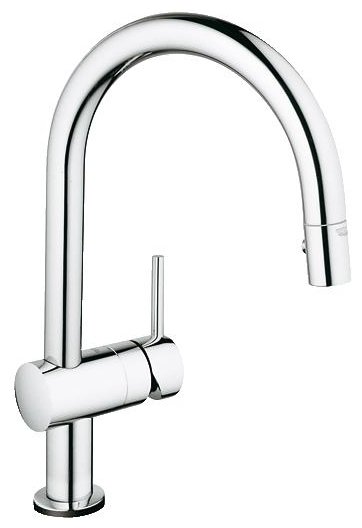 *См-ль д/кухни GROHE MINTA TOUCH 31358000 сенсорный, выдвижн. излив - фотография № 1