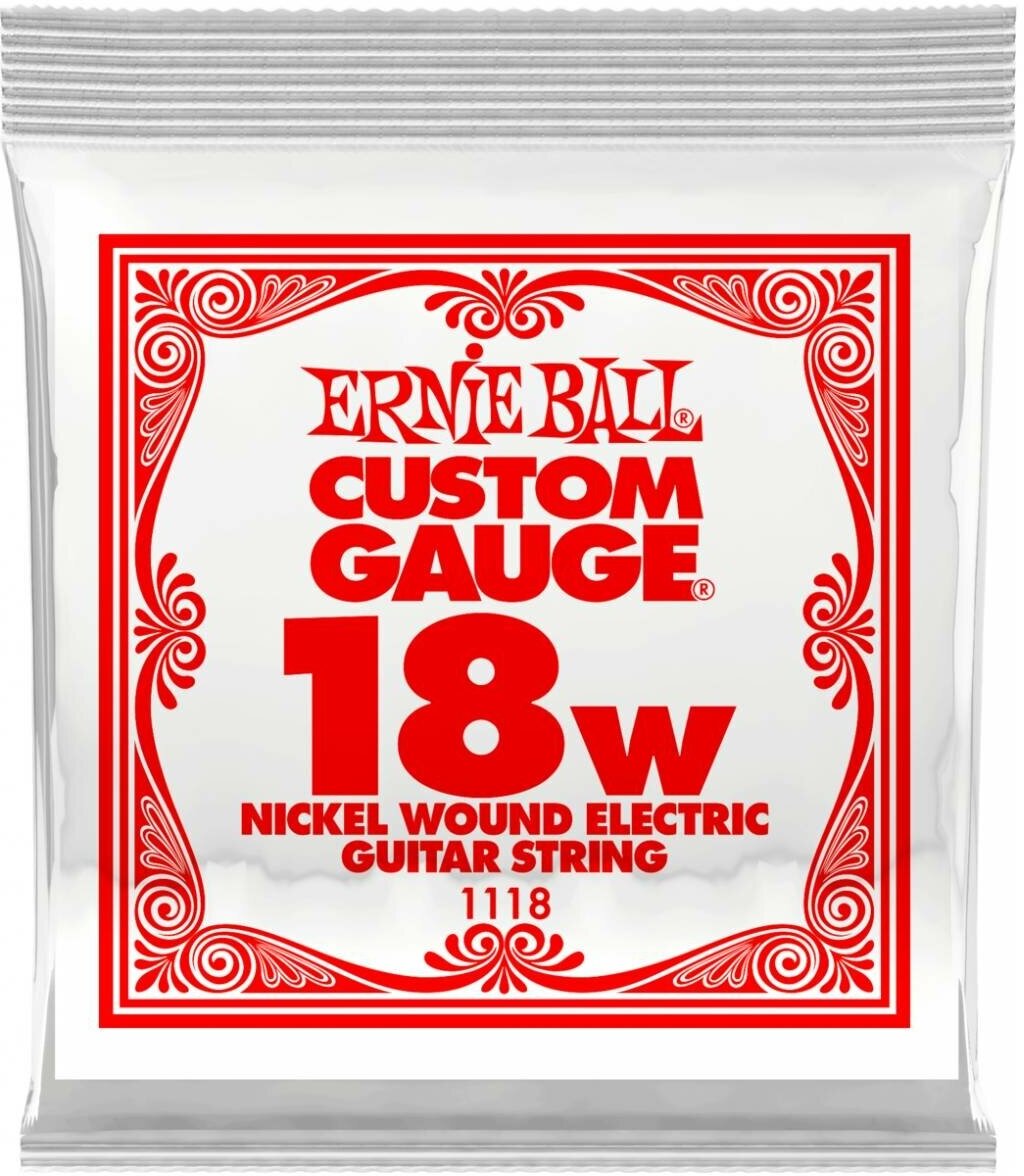 ERNIE BALL 1118 Nickel Wound .018 - Струна одиночная для электрогитары
