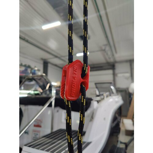 Щелевой стопор (к-кт 2шт) для троса 6-10 мм красный