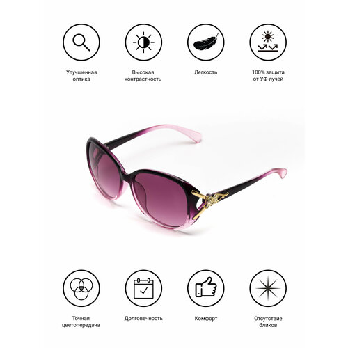 фото Солнцезащитные очки ezstore, фиолетовый