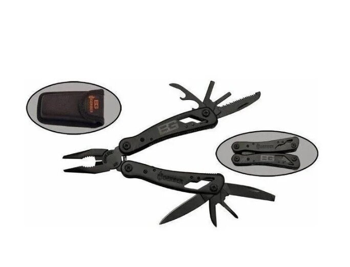 Мультитул тактический Gerber 22в1 с чехлом и насадками закаленная сталь — фото 1