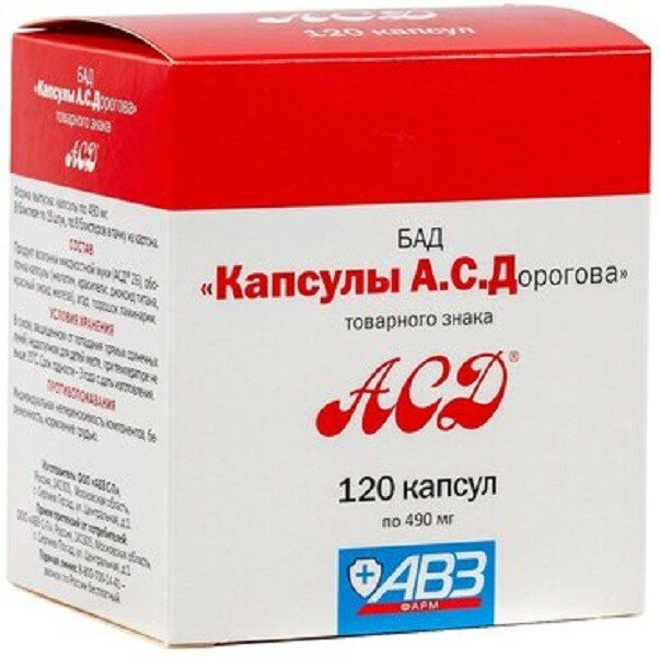 АСД Капсулы А. С Дорогова капс №120
