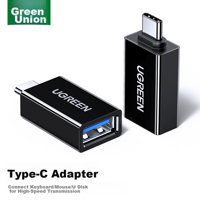 Lulian Type-C Adapter OTG USB3.2 to Type-C Universal for Apple 16/15, Huawei, Android Phones, Charging Data Cable Converter for USB Drives, Tablets, Headphones, Keyboard, Mouse, Car Charger