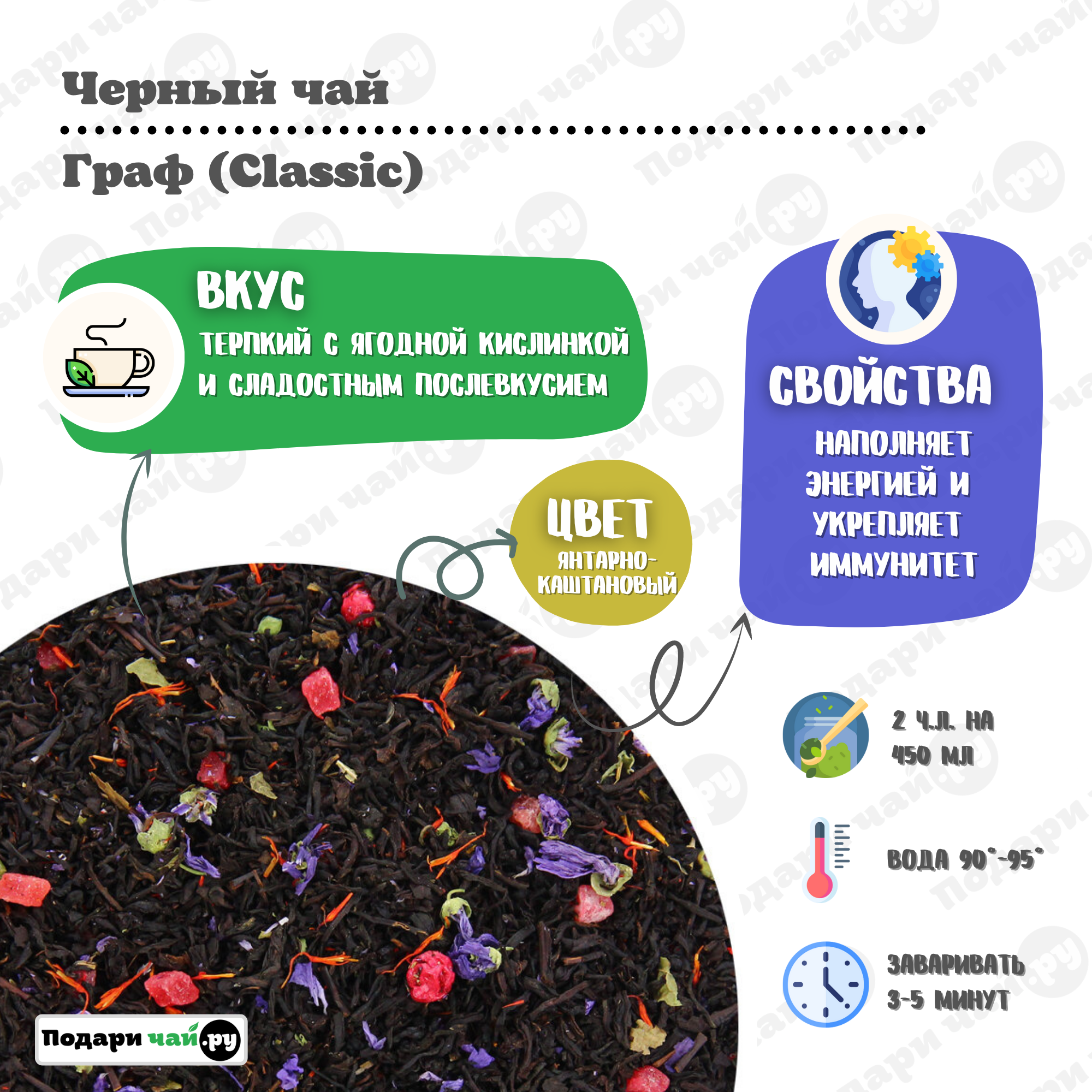 Чай черный Граф (Premium), 50 г — фото 1
