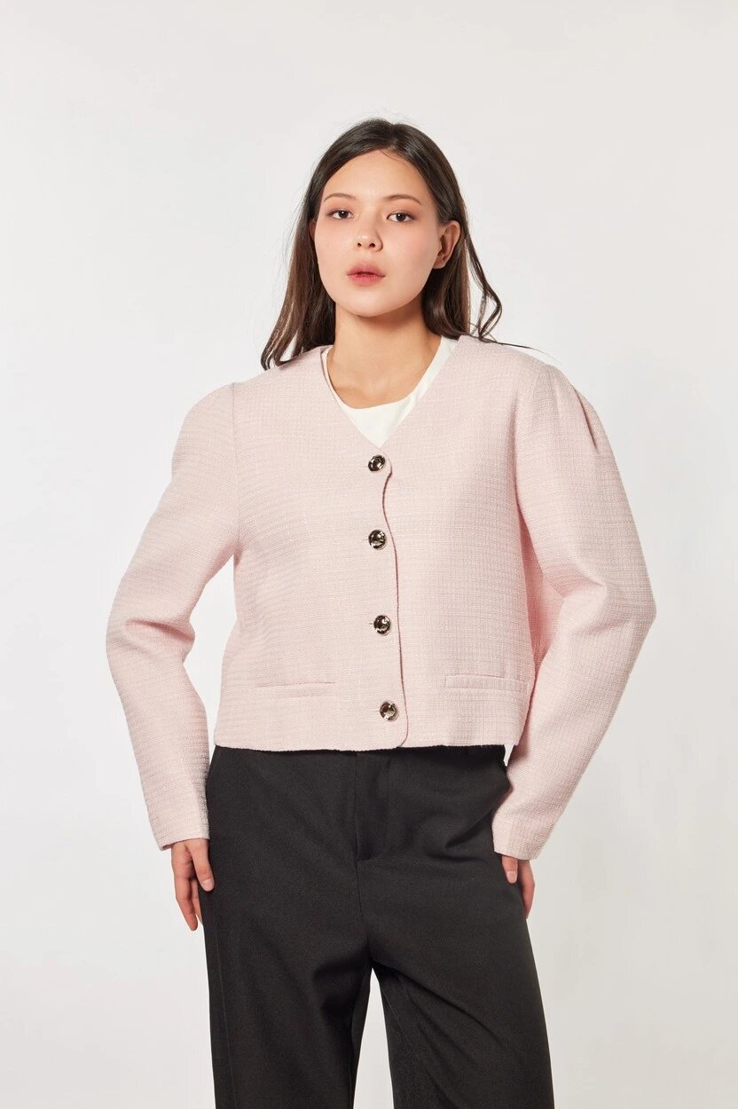 Пиджак Selfie, размер L, розовый — фото 1