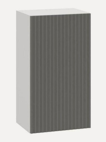 Изображение товара Кухонный модуль навесной, шкаф Стайер с полками, с доводчиками, 40х29.6х72 см, Белый / Грей