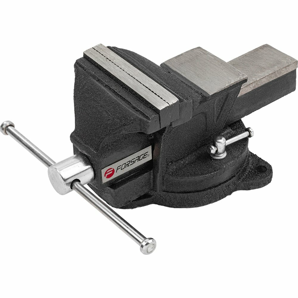 Тиски стальные поворотные с наковальней Forsage 5" (125мм) F-6540105(60508)