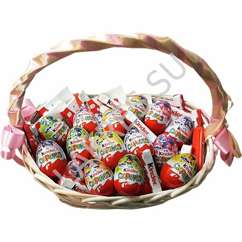 Корзина шоколада киндер