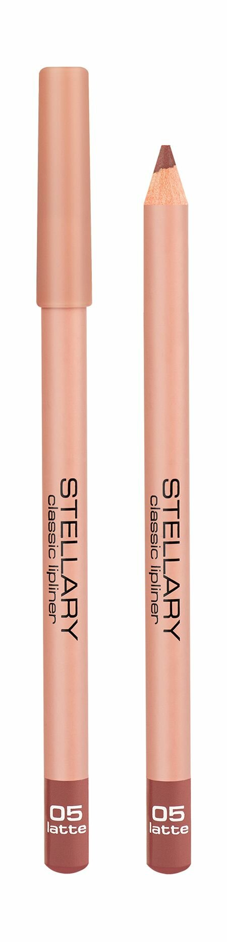 STELLARY Карандаш для губ Lipliner, 1,35 г, 05 Карамельно-бежевый