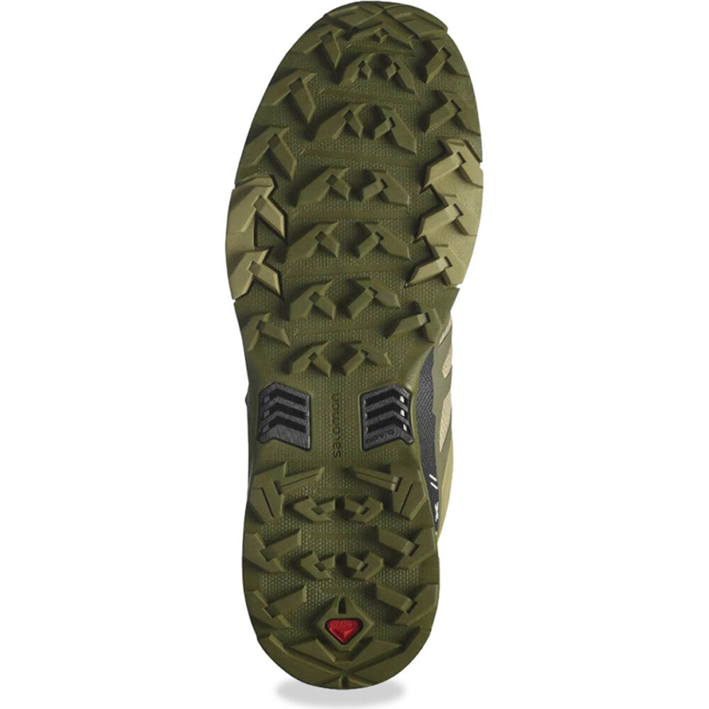 Кроссовки Salomon X Ultra 4 GTX 2025 (Slate Green / Olive Night / Black 7,5), размер US: 7.5, хаки — фото 1