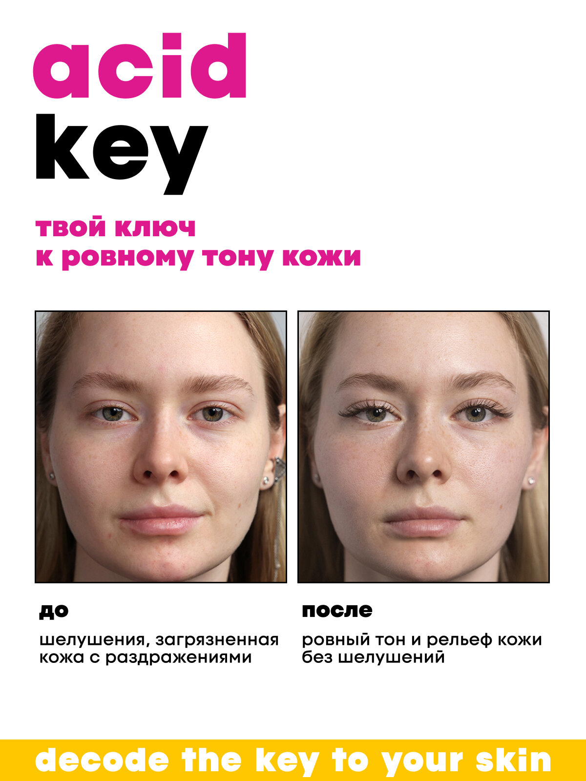 Гель для умывания с АНА-кислотами для всех типов кожи DECODE, 150мл — фото 1
