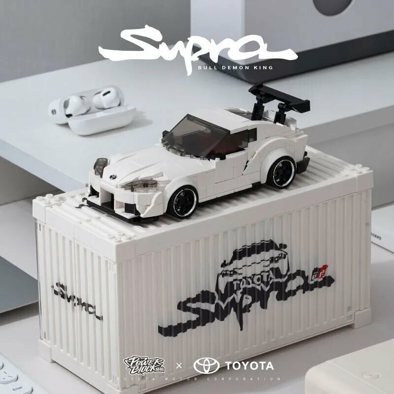 Строительный блок автомобиля TOYOTA SUPRA Moc собранная игрушка из мелких частиц i1730024392