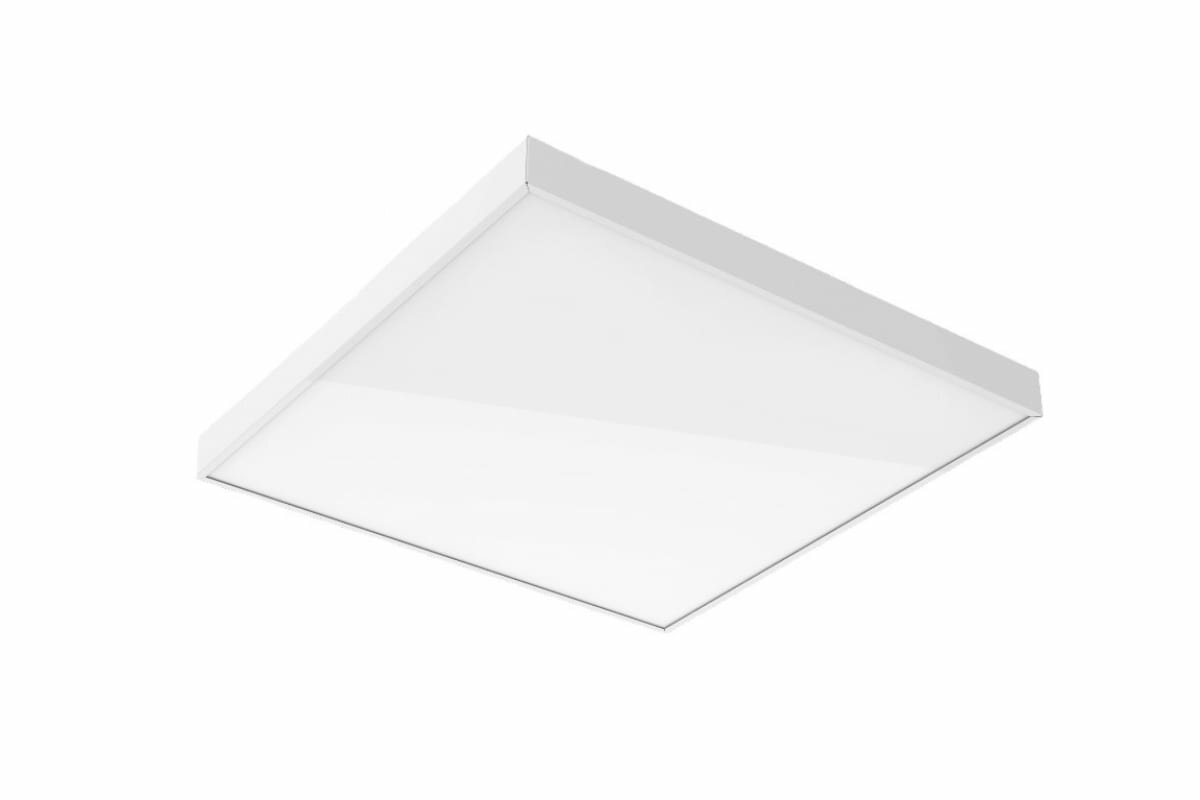 Gauss Светильник светодиодный Gauss MIR 595х595х50 35Вт 3000лм 6500К IP40 офисный встраив. накладной с опаловым рассеив. (аналог ЛВО)