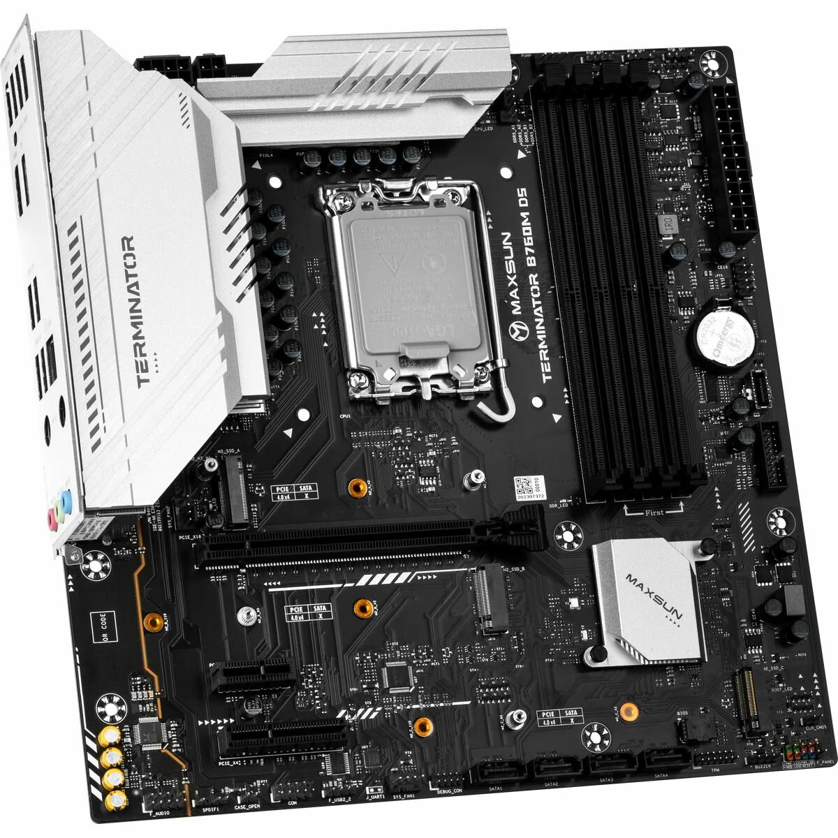 Maxsun MS-Terminator B760M D5 WiFi, LGA1700, B760, 4*DDR5, mATX, HDMI+DP — фото 1