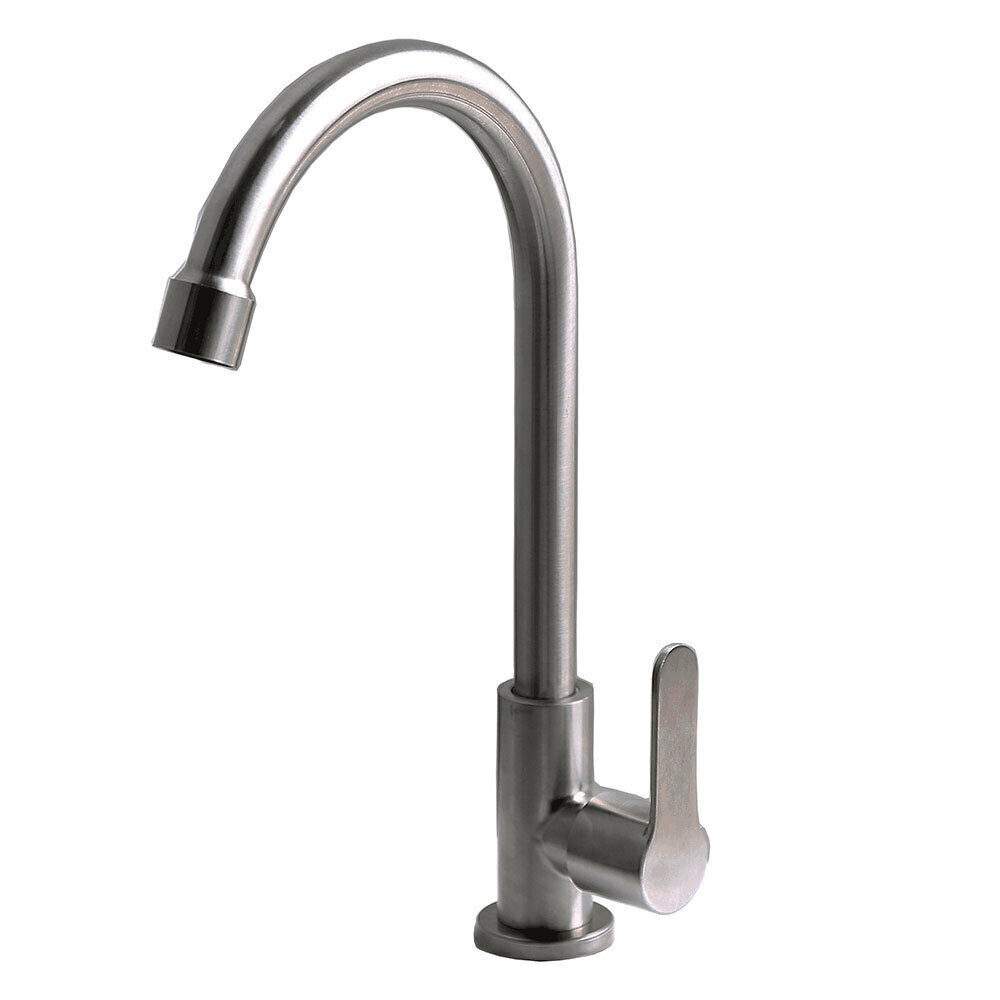 Кран для кухни нержавеющая сталь FASHUN A54192 только для холодной воды моно