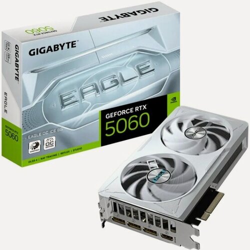Изображение товара Видеокарта Gigabyte GeForce RTX 5060 EAGLE OC ICE 8G