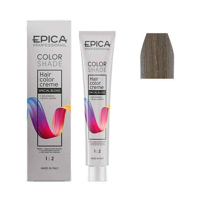 EPICA Крем-краска 12.11 специальный блонд пепельный интенсивный Colorshade 100 мл