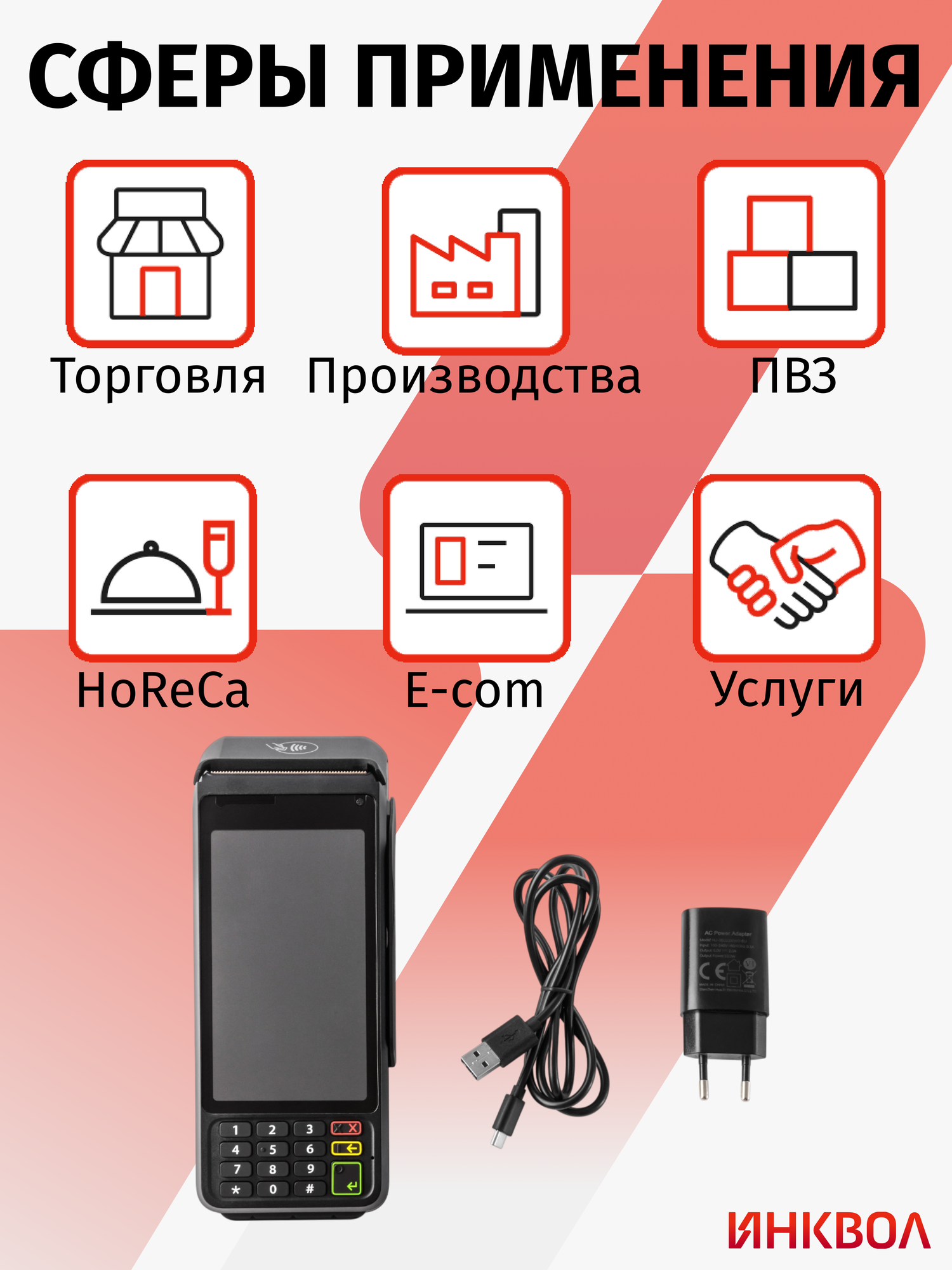 Онлайн-касса АТОЛ СТБ 5 с эквайрингом c ОФД на 36 мес. (без ФН) — фото 1
