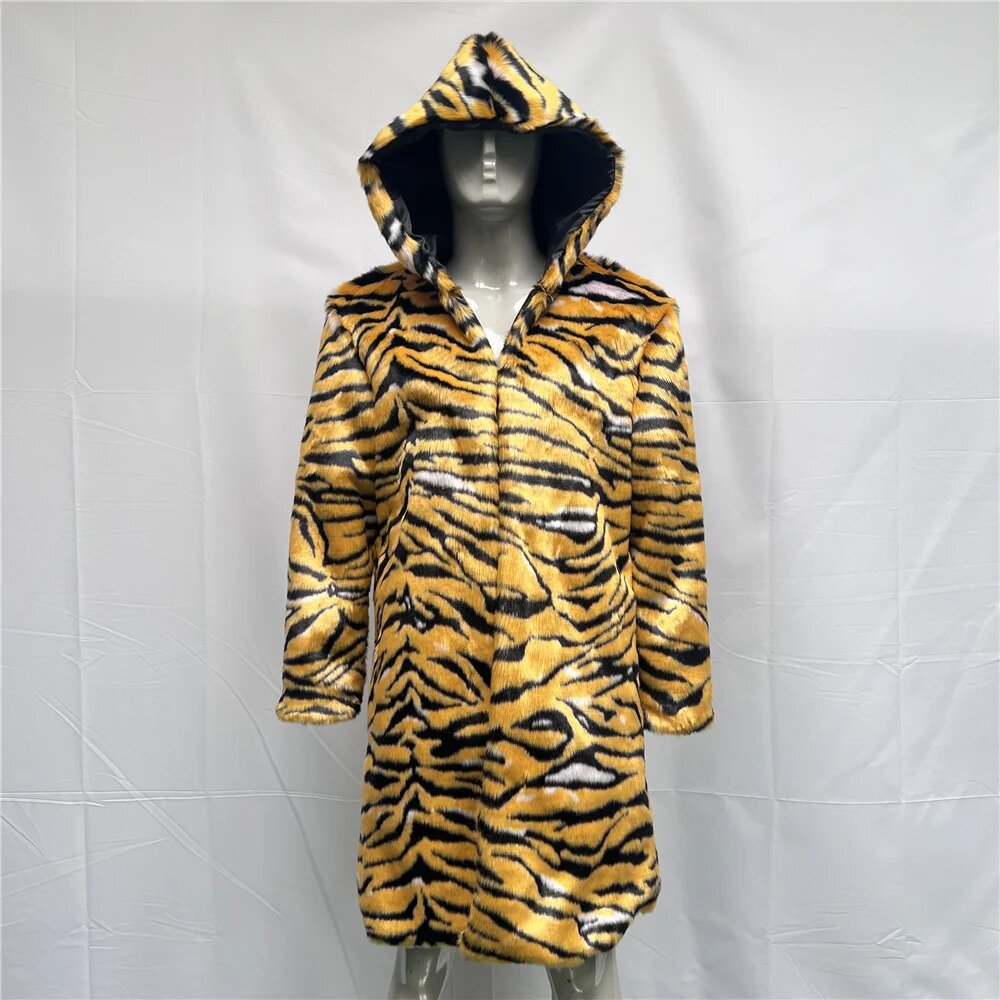 LEPULEON из искусственного лисьего меха, 4XL