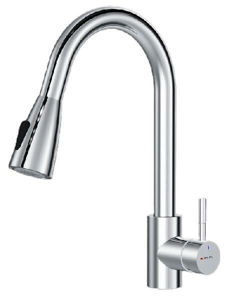 Смеситель для кухни с высоким выдвижным изливом хром F85B07500 X-Joy S АМ. РМ*