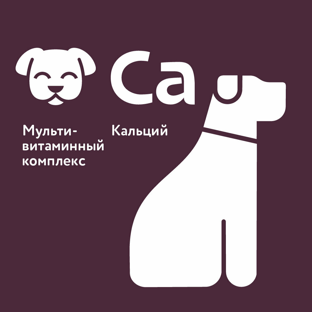 2U Мультивитаминное лакомство для щенков, беременных и лактирующих собак с кальцием, Babydog, 60 шт — фото 1