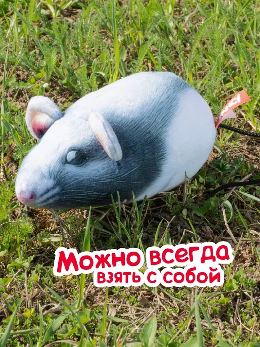 Мягкая игрушка "Крыса Катя" популярный интернет мем от бренда Fancy — фото 1
